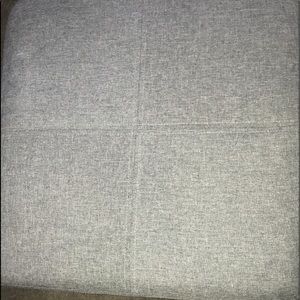 Gray ottoman